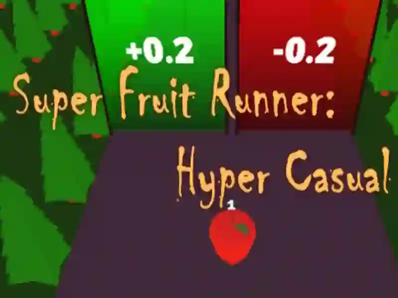 Spēle Super Fruit Runner: Hyper Casual online