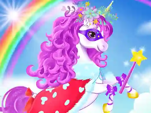Spēle Baby unicorn dress up online
