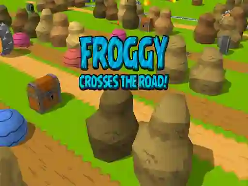 Spēle Froggy Crosses The Road! online
