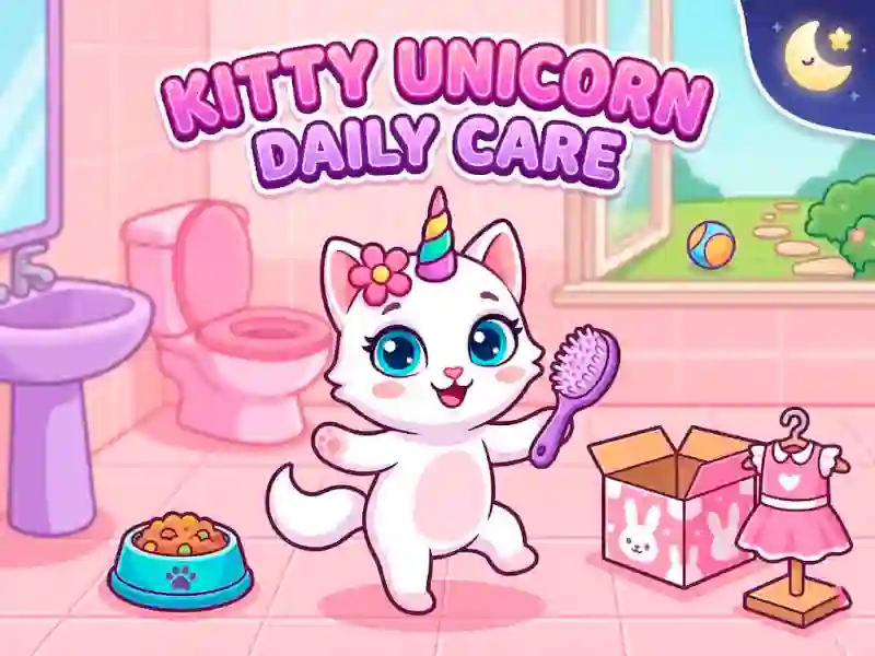 Spēle Kitty Unicorn Daily Care online