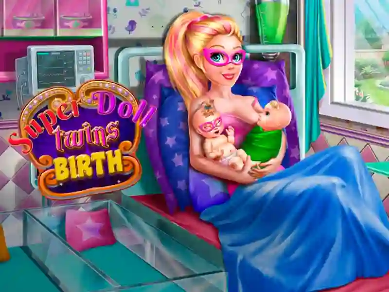 Spēle Super Doll Twins Birth online