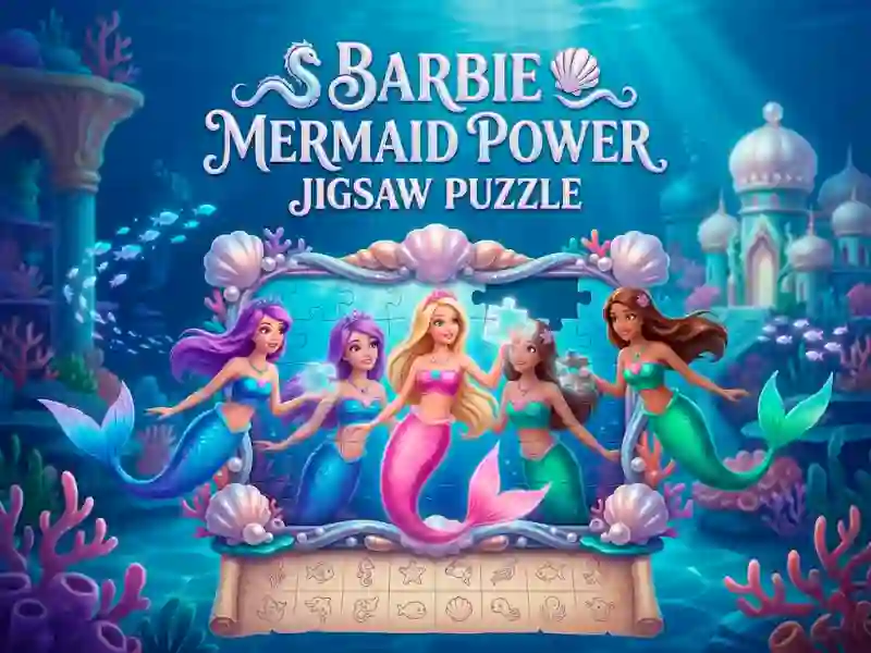 Spēle Barbie Mermaid Power Jigsaw Puzzle online