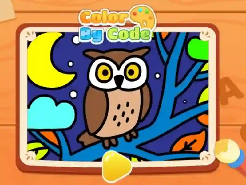 Spēle Color By Code: Night Owl online