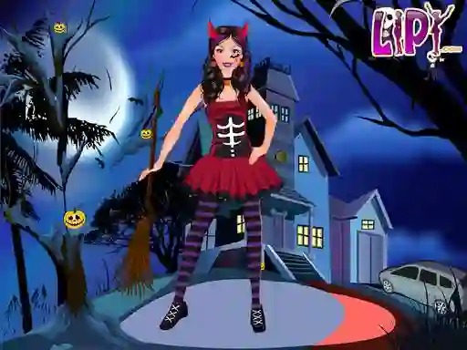 Spēle Halloween Doll Party Fashion online