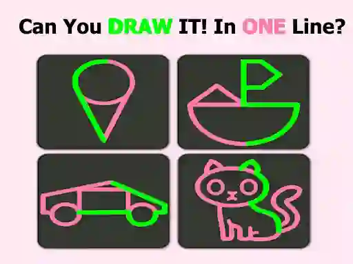 Spēle Brain Test: One Line Draw Puzzle online