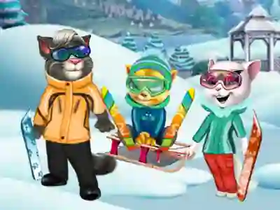 Spēle Cats Winter Fun online