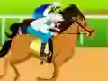 Spēle Horse racing typing online