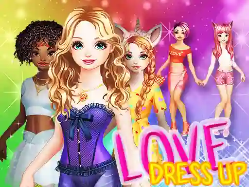 Spēle Love Dress Up online
