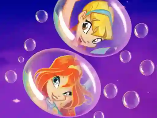 Spēle Draw Winx Bubble Path online