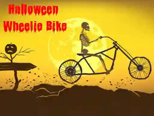 Spēle Halloween Wheelie Bike online