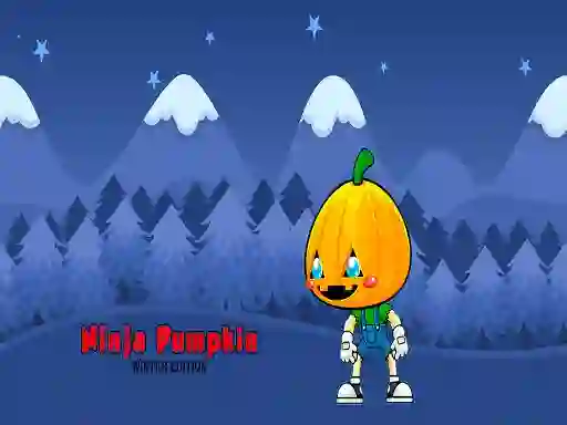 Spēle Ninja Pumpkin Winter Edition online