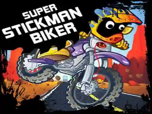 Spēle Super Stickman Biker online