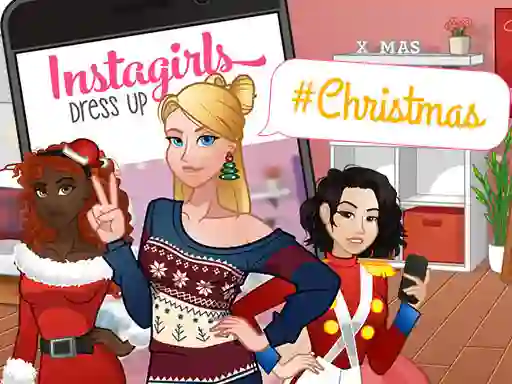 Spēle InstaGirls Christmas Dress Up online
