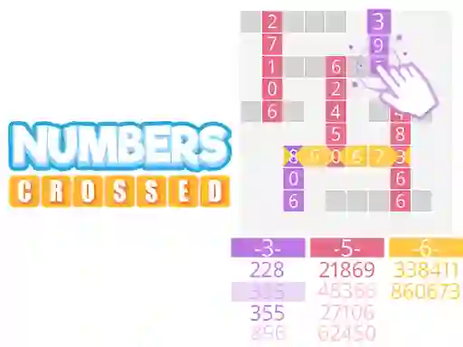 Spēle Numbers Crossed online