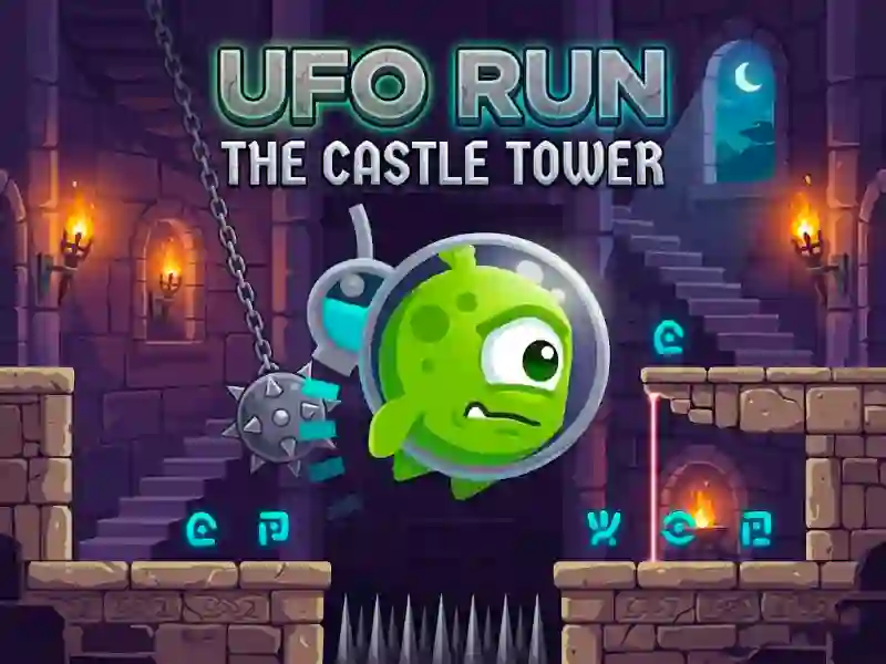 Spēle Ufo Run The castle tower online