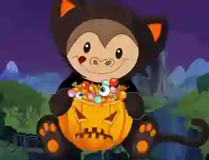 Spēle Halloween Monkey Jumper online