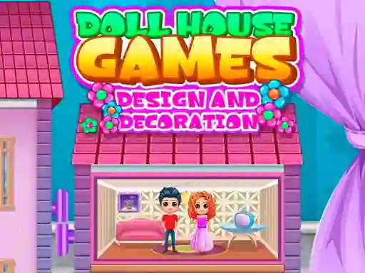 Spēle Doll House Games Design and Decoration online