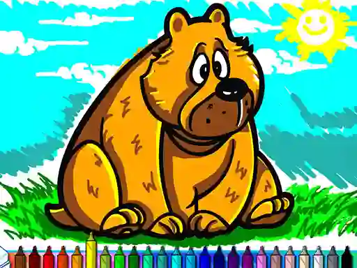 Spēle Coloring Book Animals online