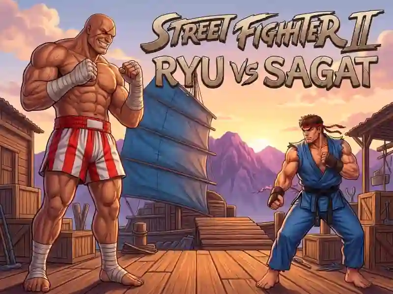 Spēle Street Fighter II Ryu vs Sagat online