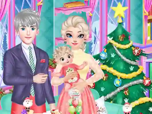 Spēle Frozen Family Christmas Preparation online
