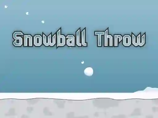 Spēle Snowball Throw online