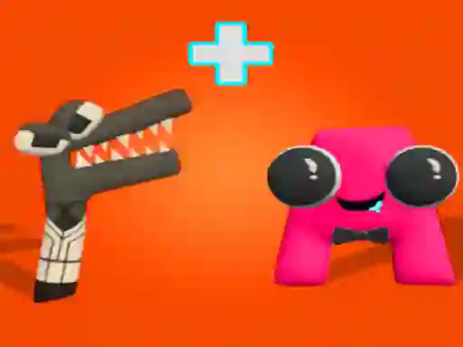 Spēle Merge Alphabet: 2D Run online
