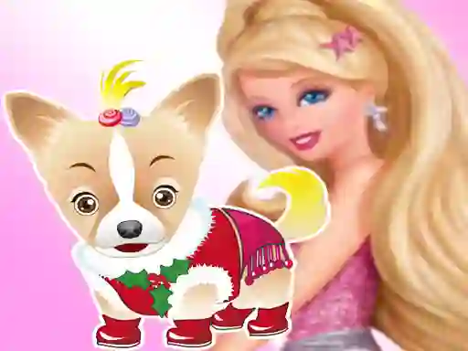 Spēle Barbie's Dog Dressup online