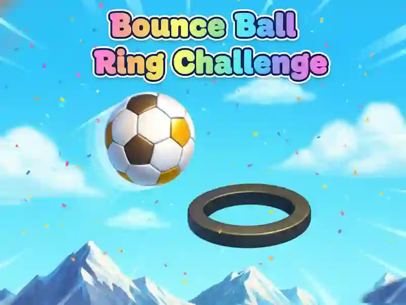 Spēle Bounce Ball Ring Challenge online