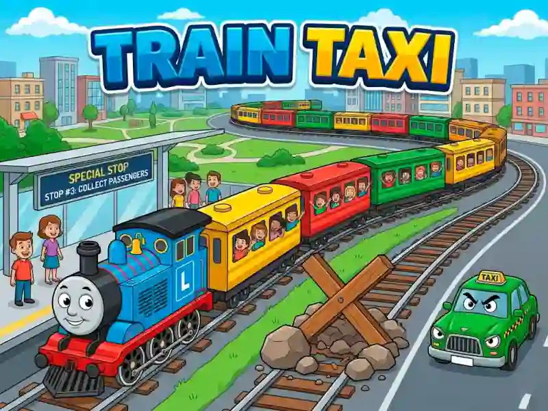 Spēle Train Taxi online