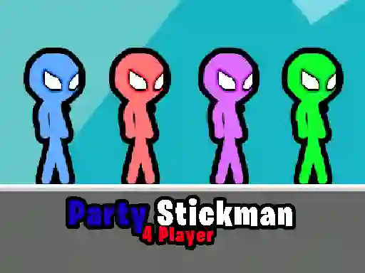 Spēle Party Stickman 4 Player online