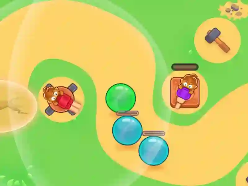 Spēle Monkey Bubble Defense online