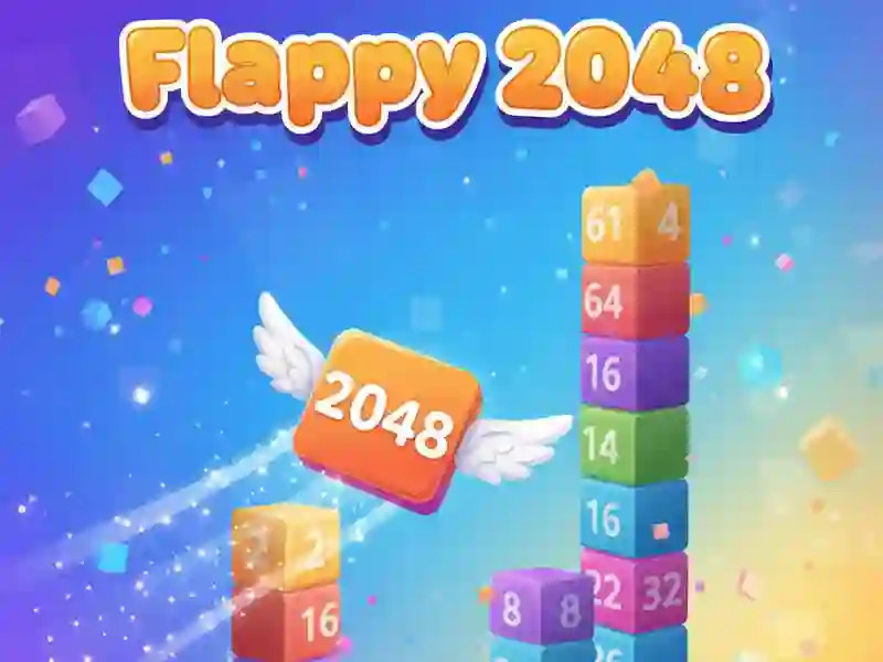Spēle Flappy 2048 online
