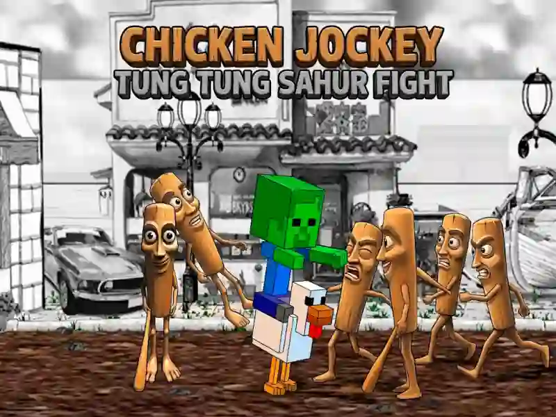 Spēle Chicken Jockey Tung Tung Sahur Fight online