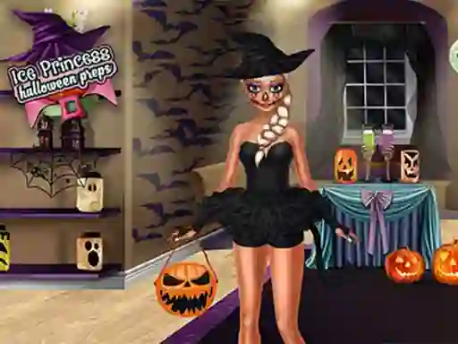 Spēle Ice Princess Halloween Preps online