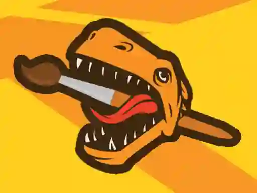 Spēle Dinosaur Warrior Coloring online