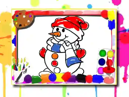 Spēle Winter Coloring Book online