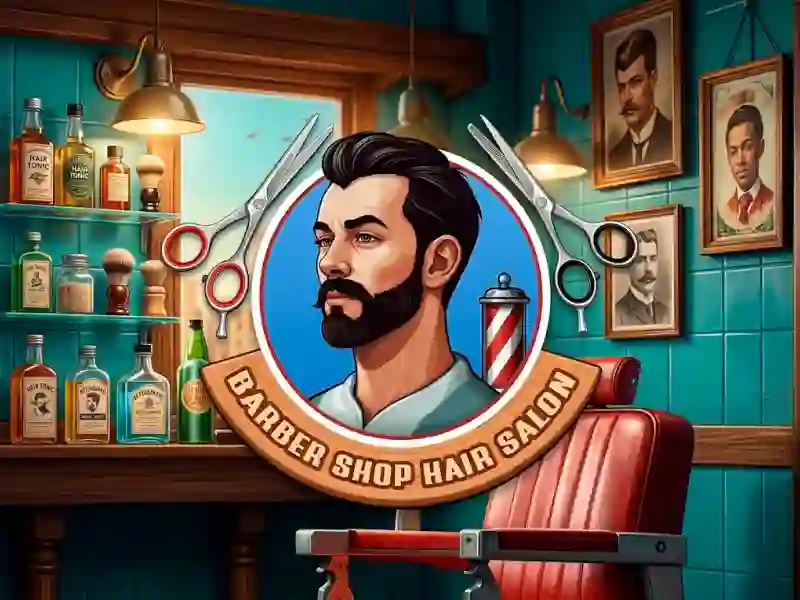 Spēle Barber Shop Hair Salon Sim online