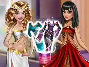 Spēle Dolly Princess vs. Villain Dress Up online