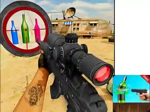 Spēle Sniper Bottle Shooting online