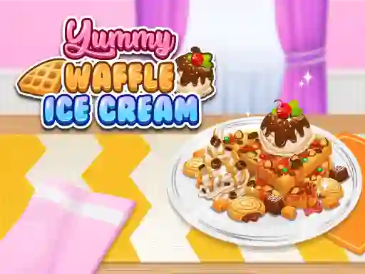 Spēle Yummy Waffle Ice Cream online