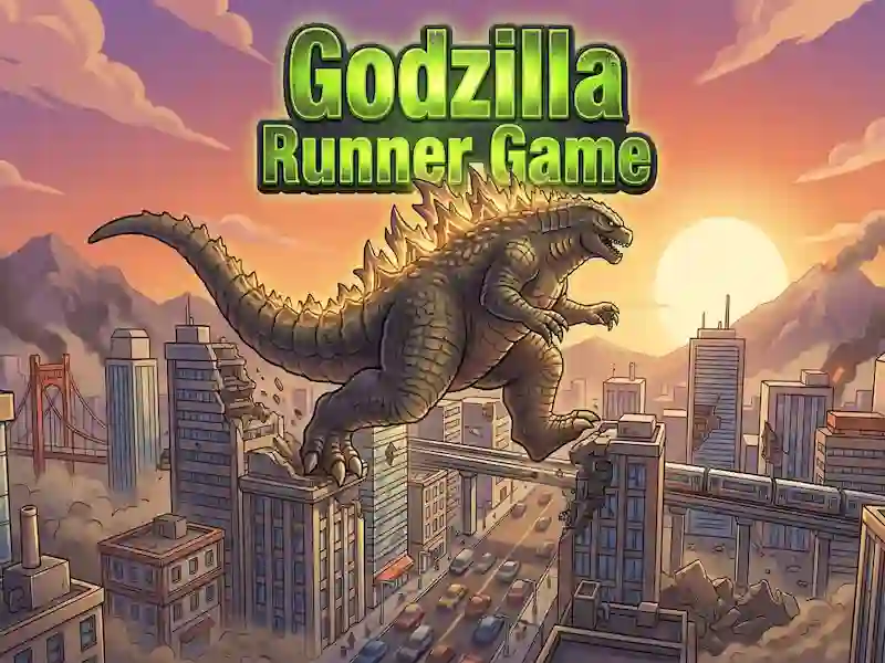 Spēle Godzilla Runner Game online