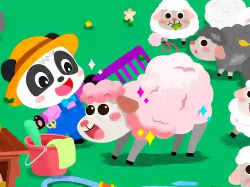 Spēle Baby Panda Animal Farm online