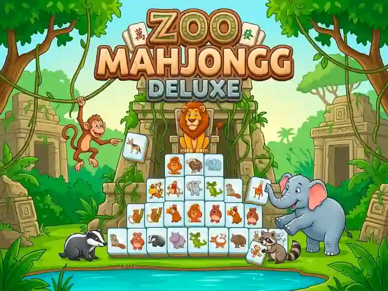 Spēle Zoo Mahjongg Deluxe online