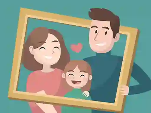 Spēle Happy Family Puzzle online