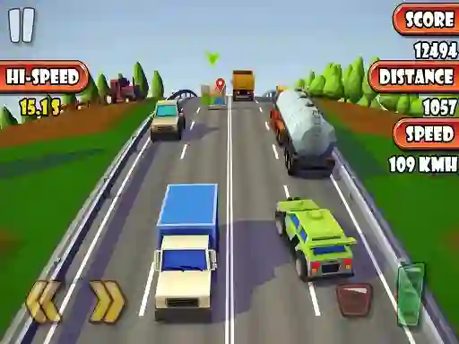 Spēle Furious Highway Road Car online