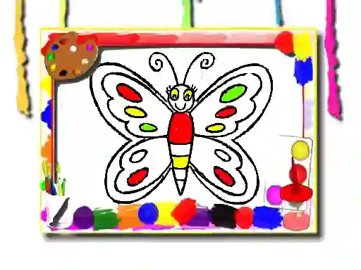 Spēle Butterfly Coloring Book online