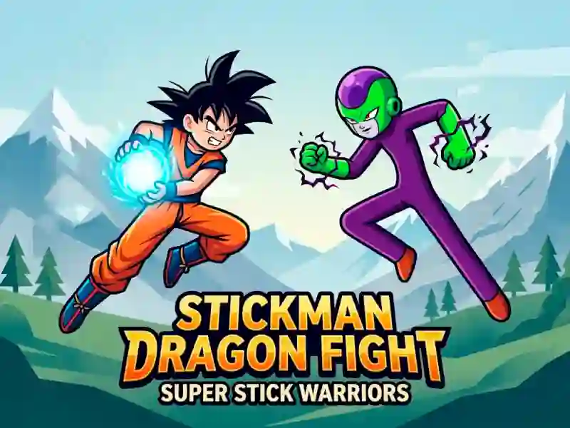 Spēle Stickman Dragon Fight - Super Stick Warriors online