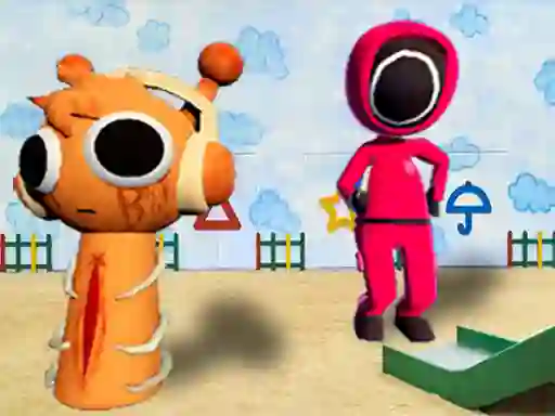 Spēle Squid Sprunki Dance Game online