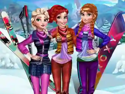 Spēle Princesses Visit Arendelle online