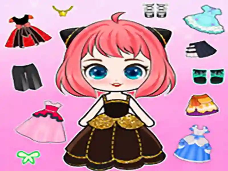Spēle Chibi Doll Dress Up DIY online